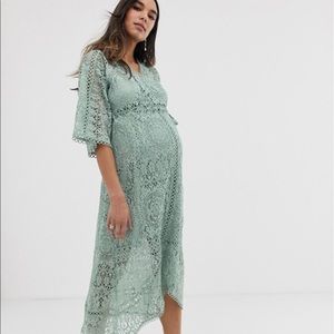 ASOS maternity crochet dress